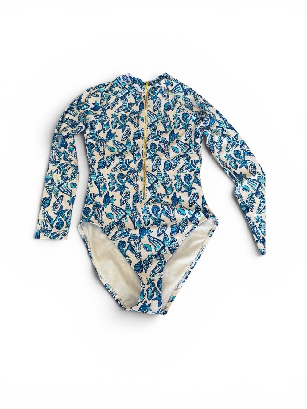 Lilly Pulitzer New no Tags Call My Shellphone Swimsuit Size 10